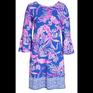 Lilly Pulitzer Ophelia dress L, Iris Blue Wild